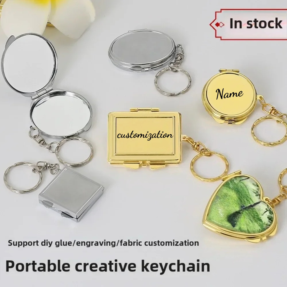Porte-clés miroir en métal et  - Initial Ring Custom avis et prix