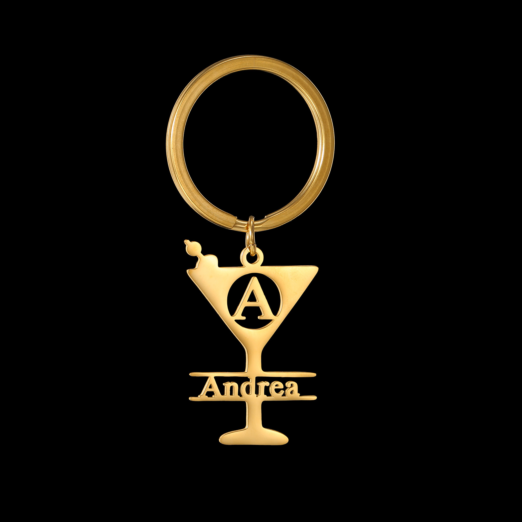 Akizoom – porte-clés personnal - Initial Ring Custom avis et prix