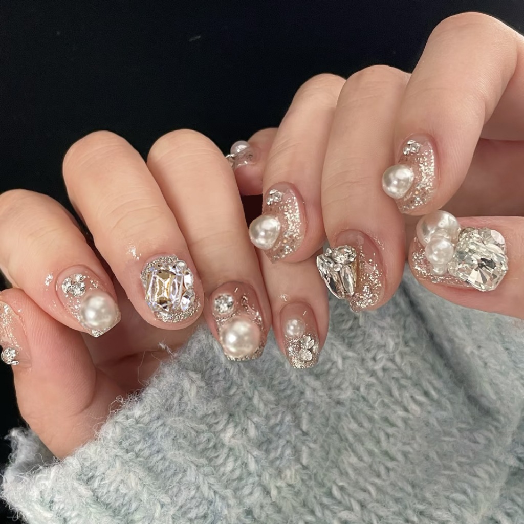 24 pièces d'ongles artificiels - Pressed Flower Art avis et prix