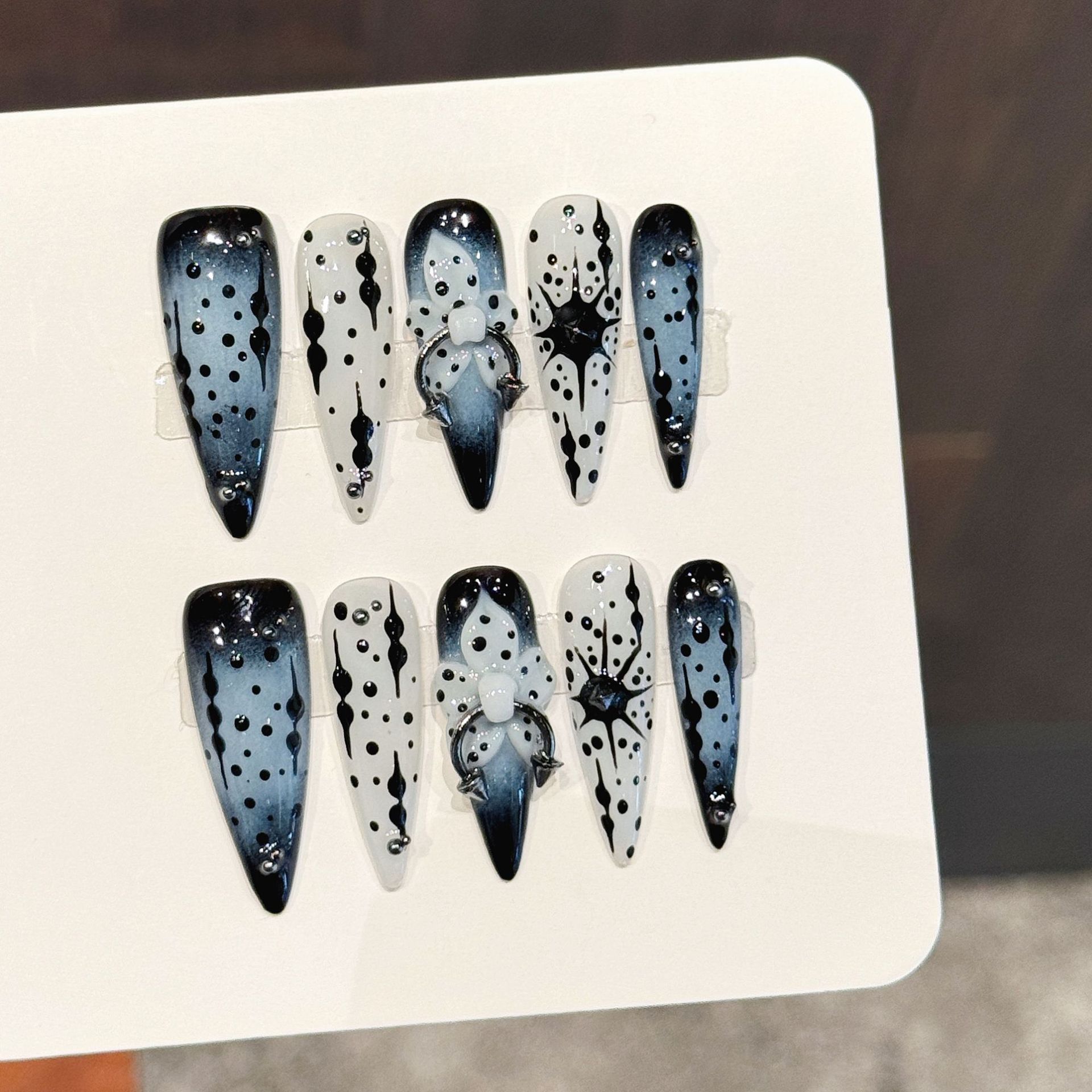10 pièces dégradé encre bleu f - Pressed Flower Art avis et prix